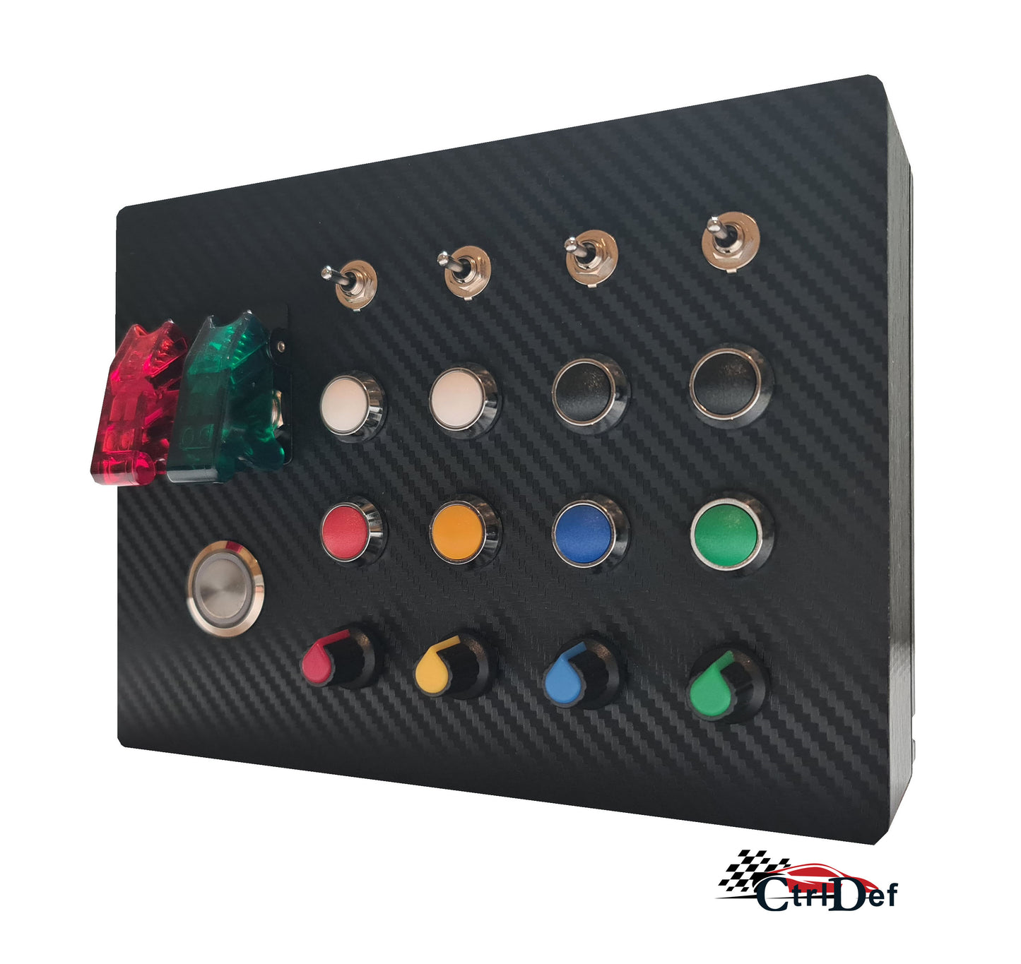 MultiColor Button Box Side On