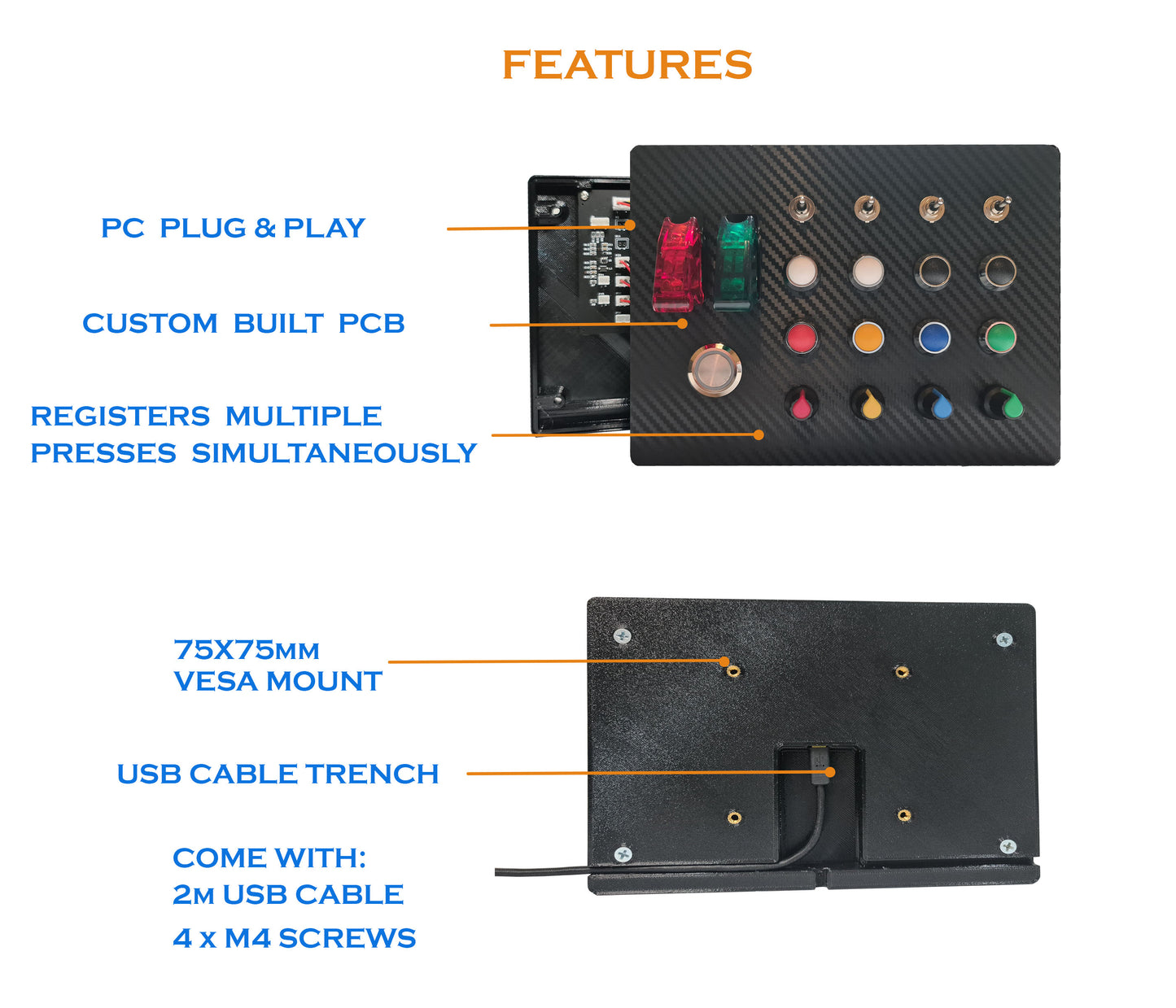 Button Box Features